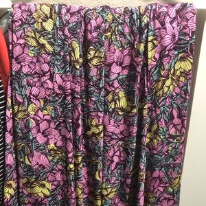 Lularoe floral Madison skirt xs euc